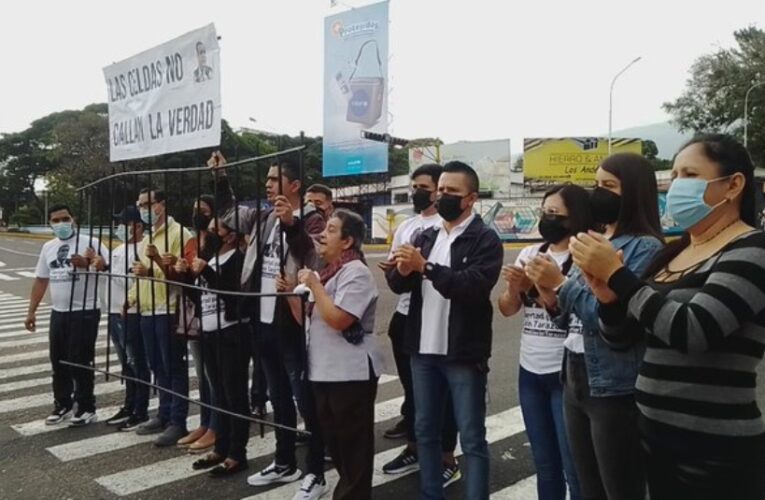 Miembros de Fundaredes protestaron por liberación de Javier Tarazona