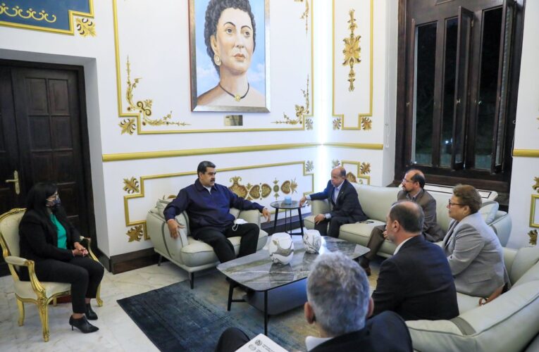 Maduro se reunió con delegación de la OIT