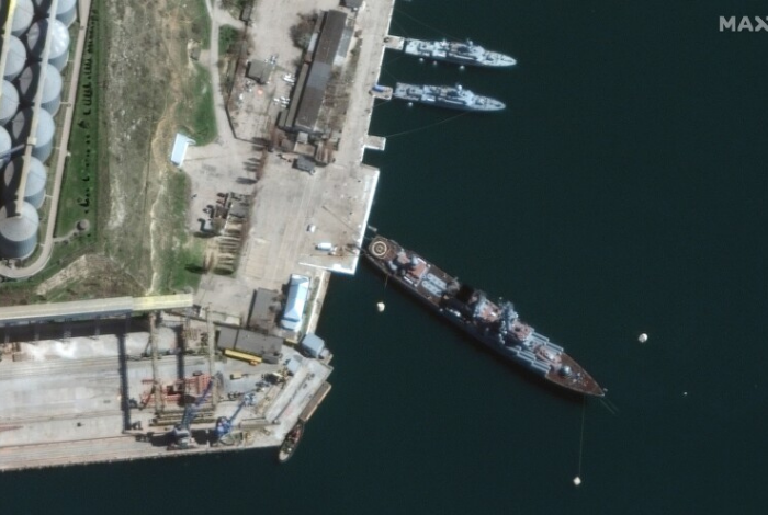 Ucrania hundió un buque lanzamisiles ruso