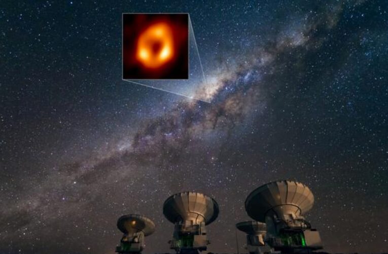 Publican primera imagen de un agujero negro en la Vía Láctea