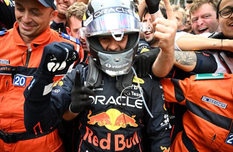 «Checo» Pérez gana el GP de Mónaco y se enfila por el campeonato de F1