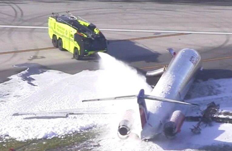 Avión con 126 pasajeros se incendió al aterrizar en Miami
