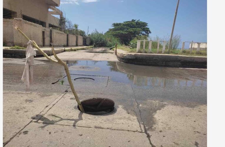 Persiste contaminación por aguas negras en Puerto Viejo
