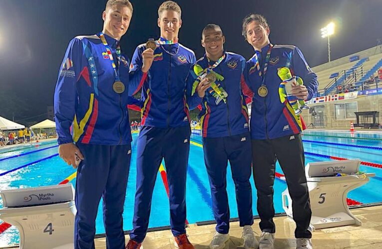 Natación criolla sumó seis medallas en penúltima fecha bolivariana