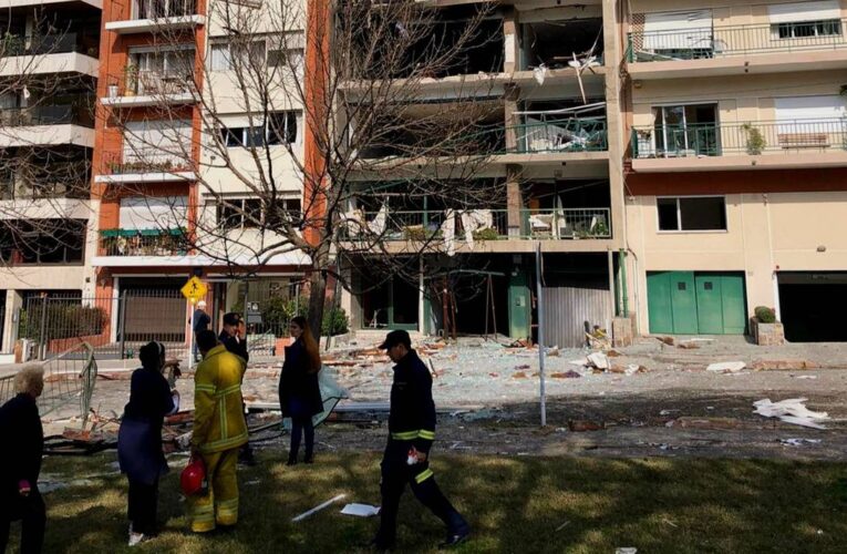 Explotó un edificio en Montevideo Uruguay