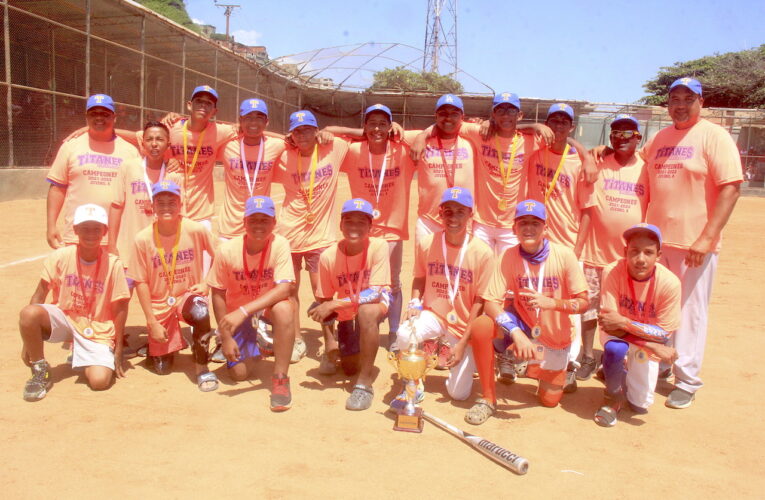 Titanes campeón del béisbol federado guaireño sub14