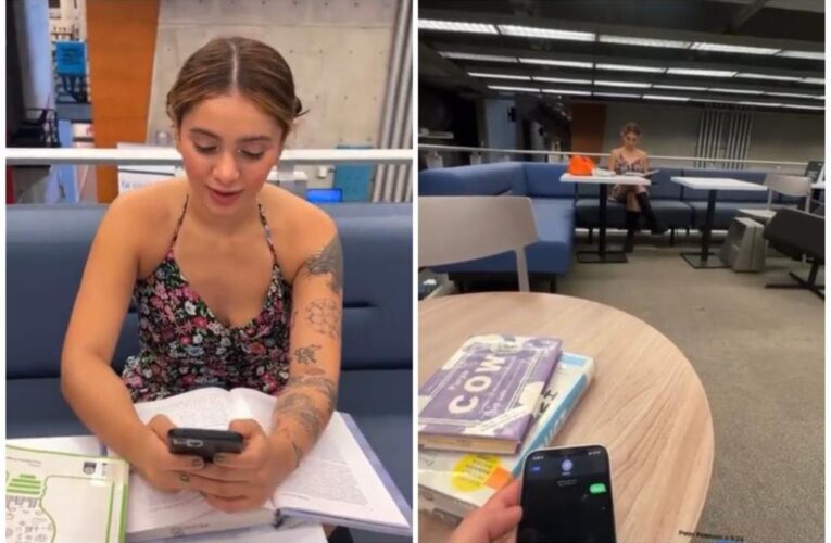 Graban video sexual en la biblioteca de una universidad de Medellín