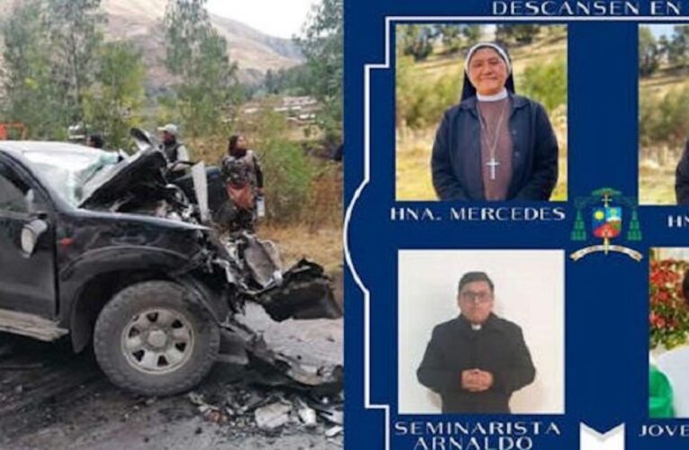 Mueren 4 religiosos en un accidente del tráfico en Perú
