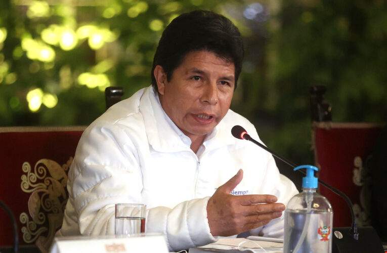 Pedro Castillo afirmó que no renunciará al poder en Perú