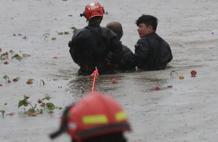 Tifón deja 2 muertos y 10 desaparecidos en Corea del Sur
