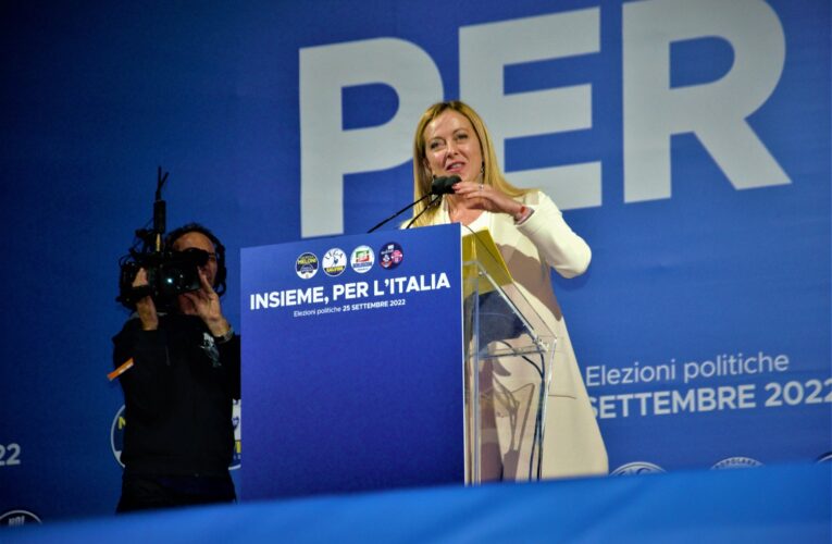 Ultraderechista Giorgia Meloni ganó las elecciones en Italia