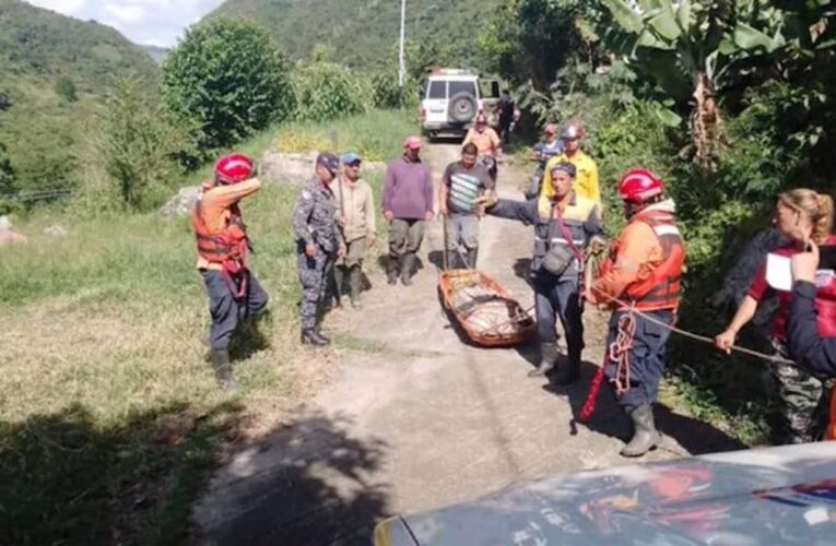 Suben a 8 los muertos por aluvión en río de Táchira