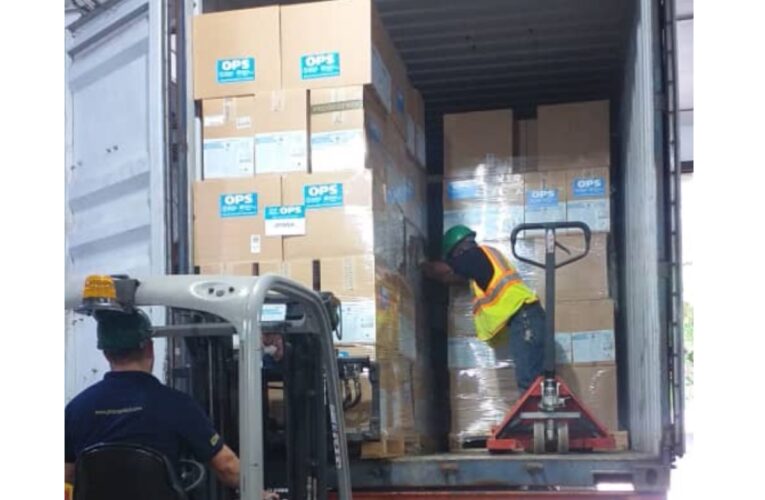 OPS donó 30 toneladas de insumos a Venezuela