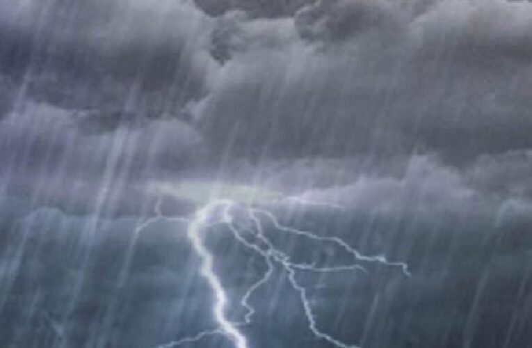 Inameh pronostica lluvias con descargas eléctricas
