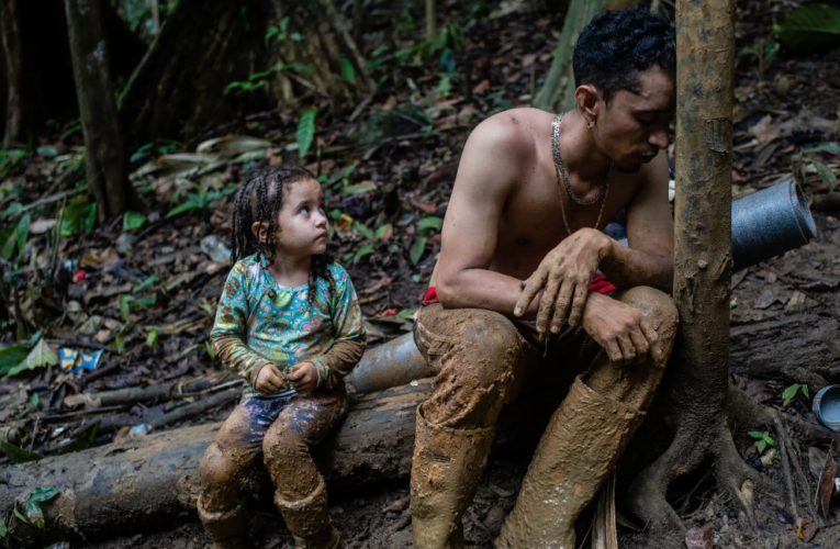 Venezolanos se arriesgan en una selva mortal