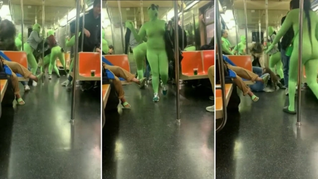 “Pandilla de duendes verdes” roba en metro de Nueva York