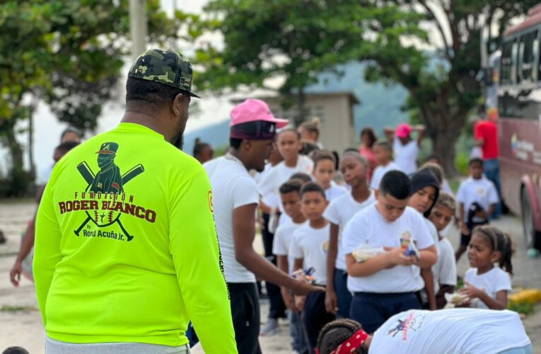 Fundación Roger Blanco inyectó alegría a niños de Caruao