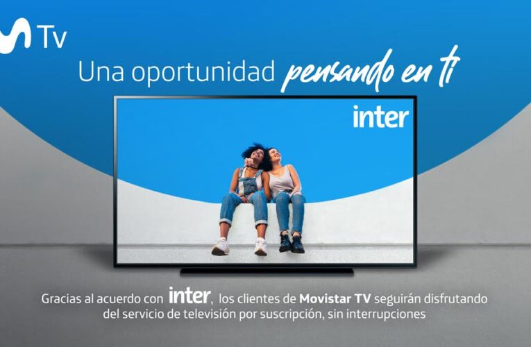 Movistar alcanza acuerdo con Inter para garantizar servicio de televisión