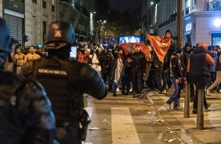 Un muerto y 250 detenidos en Francia tras victoria en Catar