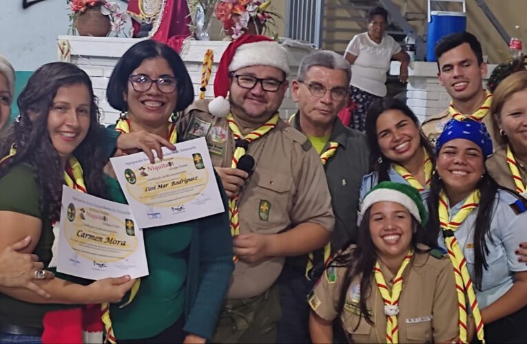 Scouts obtuvieron reconocimientos en compartir navideño