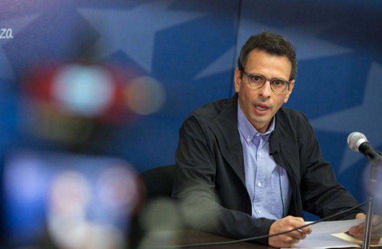 Capriles reclama fin del Gobierno interino de Guidó
