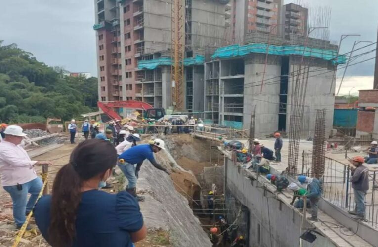 Mueren tapiados dos venezolanos en una construcción en Colombia