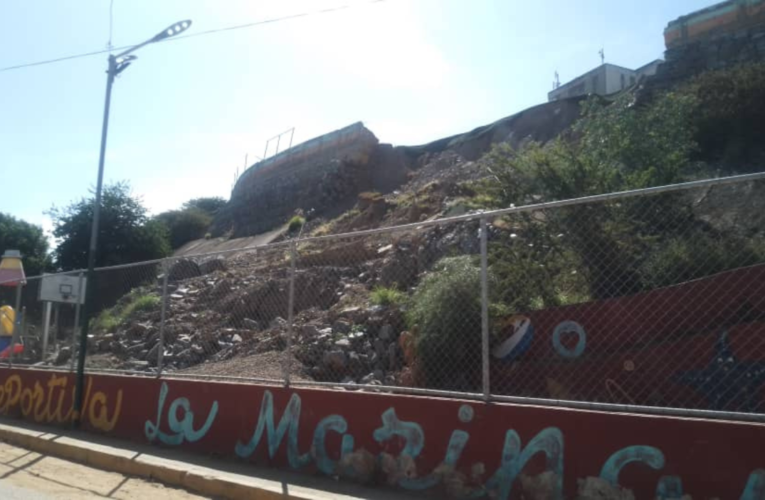 Catamare peligra por socavamiento del estadio Antonio Miguel Mayora