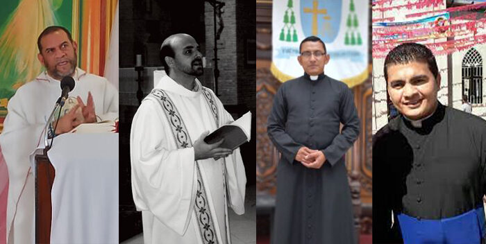 Culpables de conspiración 4 sacerdotes en Nicaragua