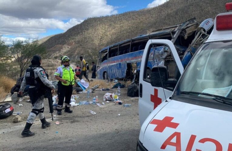 Migrantes venezolanos murieron en accidente de bus en México