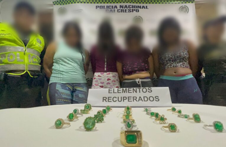 Caen ladronas venezolanas que robaron $60 mil en oro en Colombia