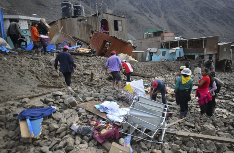40 fallecidos y 4 mil damnificados por deslave en Perú