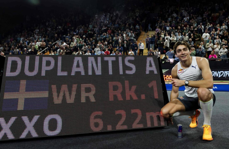 Duplantis impone nuevamente récord mundial en garrocha