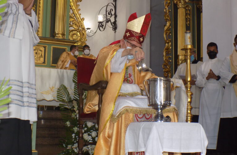 Adelantan para el 1º de abril la Misa Crismal en la Catedral de La Guaira