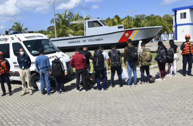 Colombia rescató a 30 migrantes venezolanos en la isla San Andrés