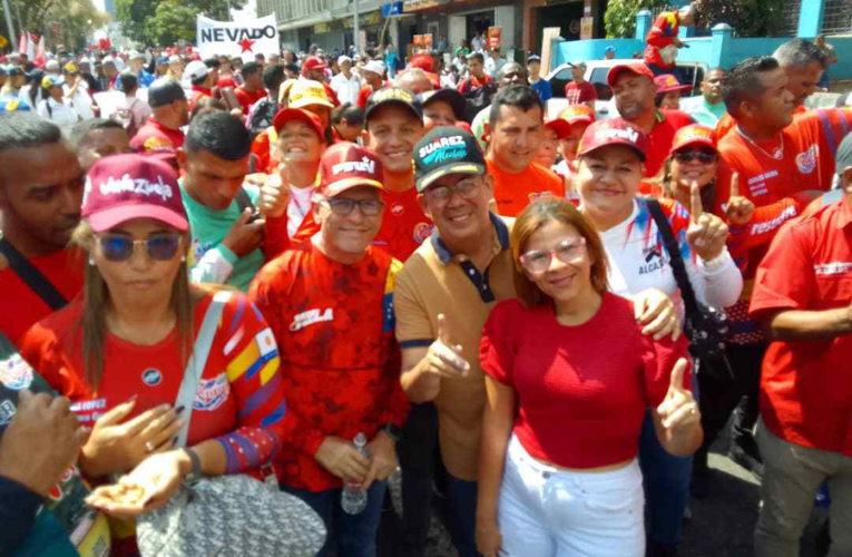 Guaireños se movilizaron a Caracas para respaldar la lucha contra la corrupción