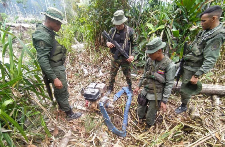 FANB desmanteló centro de minería ilegal en Amazonas