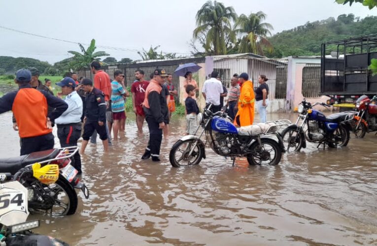 150 familias afectadas por 5 horas de fuertes lluvias en Cojedes