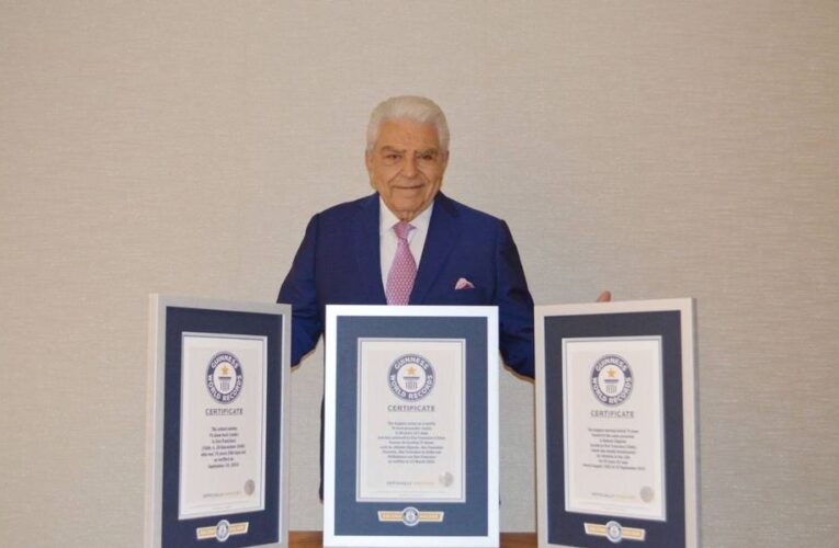Don Francisco recibe Récords Guinness por su trayectoria 