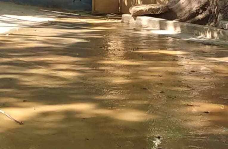 Bloque Morocho sin agua y a pocos metros se desperdicia