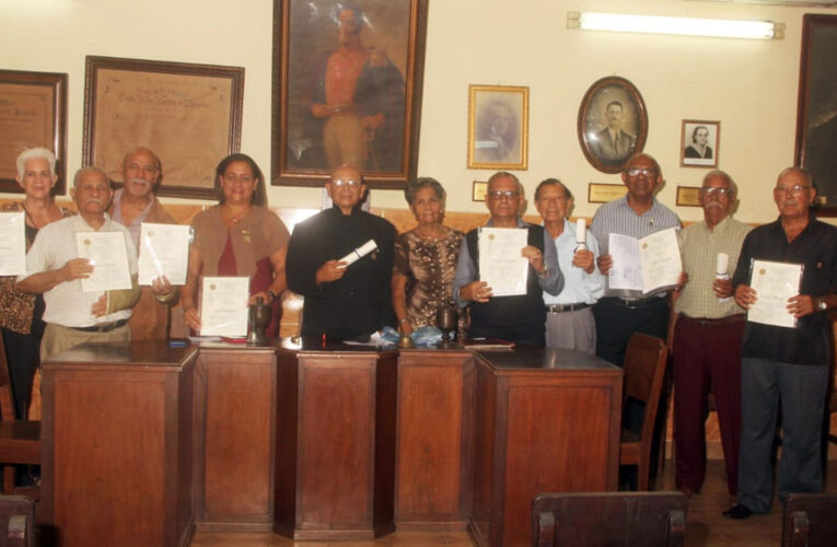 A 70 años arribó la Junta directiva del Consejo de Beneméritos