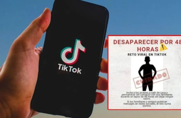 “Desaparecer por 48 horas” el reto en TikTok que preocupa a los padres
