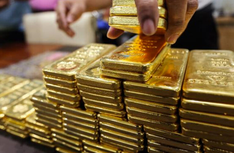 Las reservas de oro bajaron otra vez