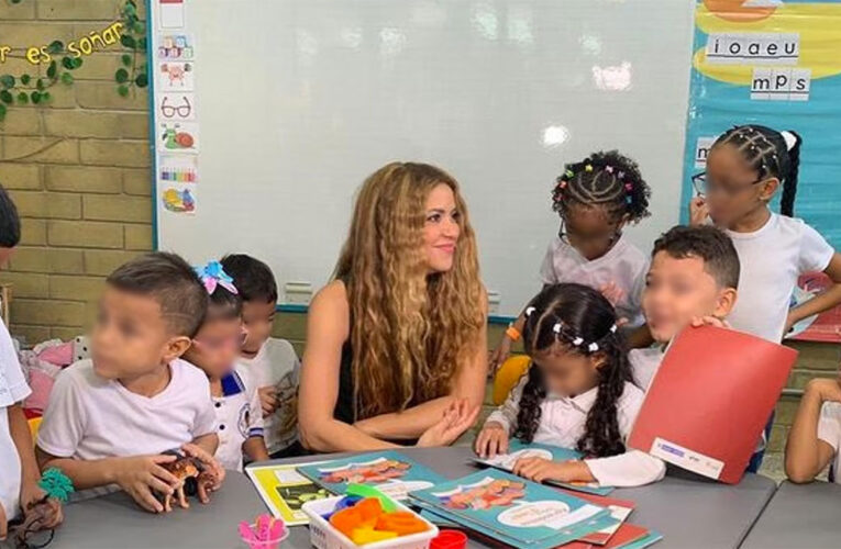 Shakira inaugura colegio en Barranquilla