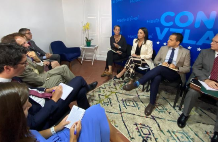 María Corina Machado se reunió con diplomáticos de 12 países