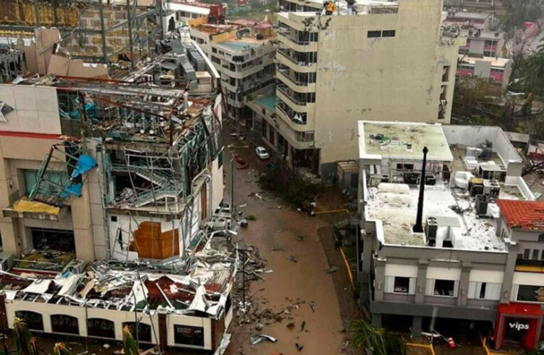 Huracán Otis deja al menos 27 muertos y cuatro desparecidos en México