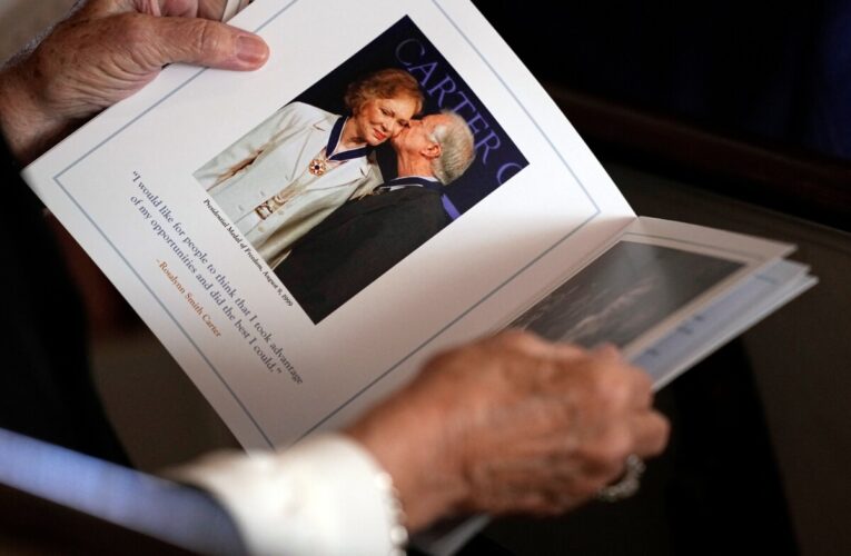 Dieron el último adiós a la exprimera dama de EE.UU, Rosalynn Carter