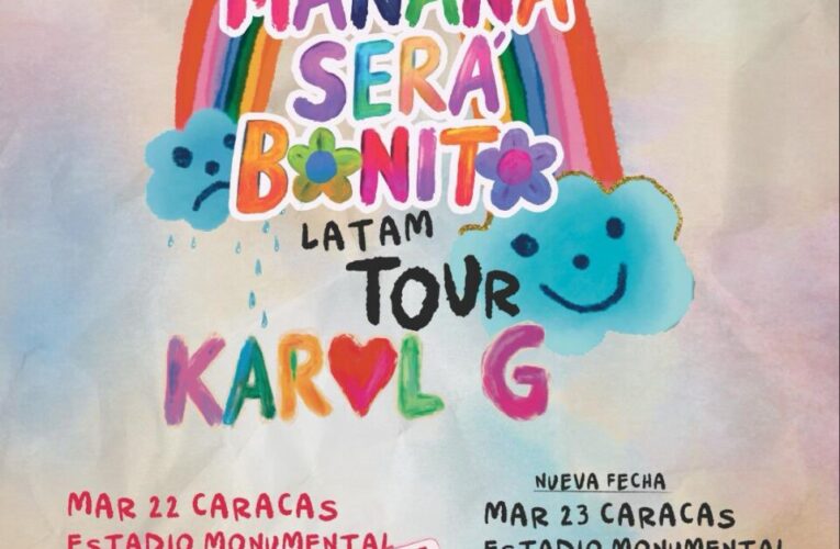 Confirman segunda fecha para Karol G en Caracas