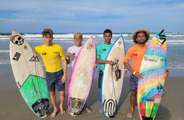 Guaireños dominaron Primera parada Indra Tour en playa surfista