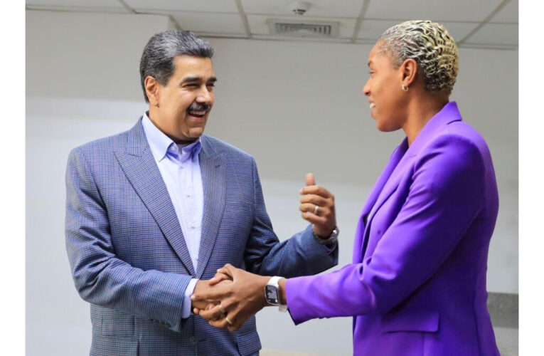 El presidente Nicolás Maduro se reunió con Yulimar Rojas