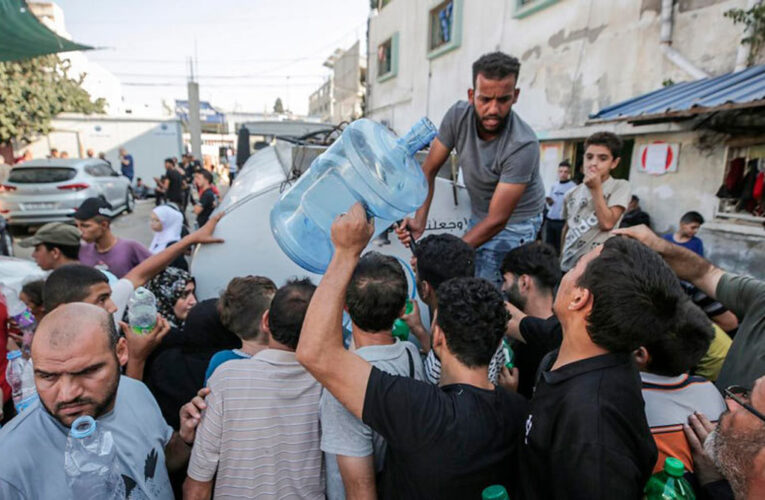 ¡Piedad! Decenas de miles están condenados a muerte por la falta de agua en Gaza